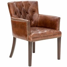 Algernon Leather Occasional Chair
